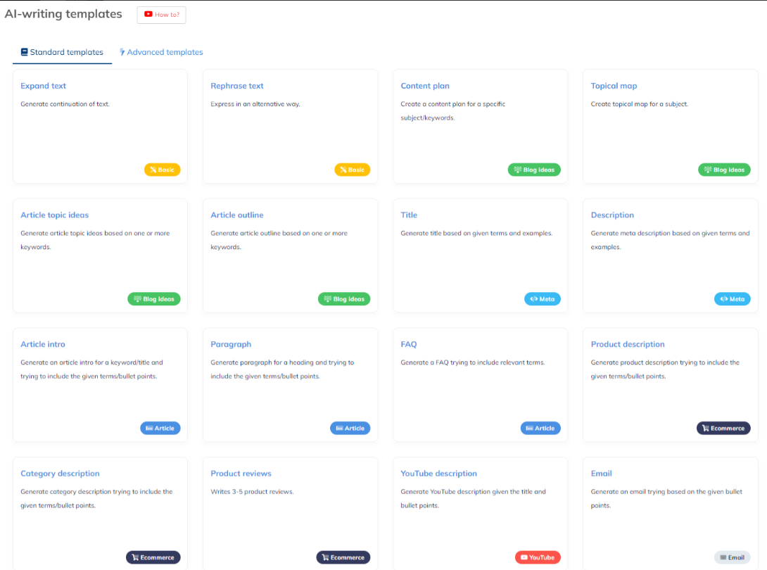 ai writing templates ai writing templates